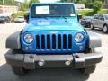 2016 Hydro Blue Pearl Jeep Wrangler Unlimited Sport 4x4  photo #12