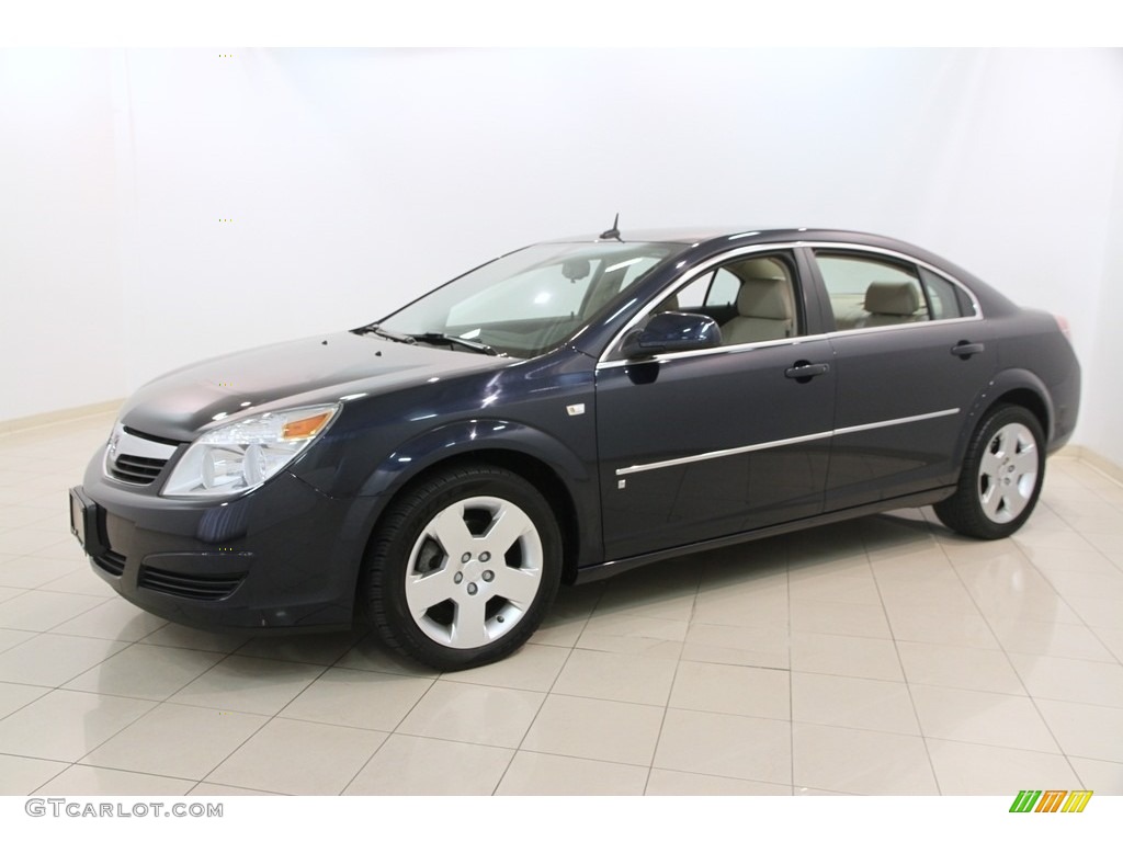 2007 Aura XE - Midnight Blue Metallic / Tan photo #3