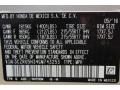 NH700M: Alabaster Silver Metallic 2016 Honda HR-V LX Color Code