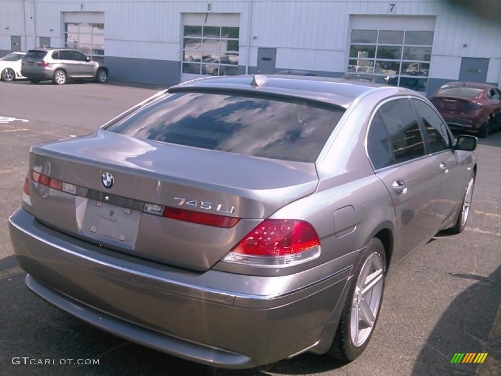 2005 7 Series 745Li Sedan - Titanium Grey Metallic / Basalt Grey/Flannel Grey photo #2