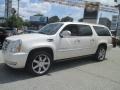 2011 White Diamond Tricoat Cadillac Escalade ESV Premium AWD  photo #3