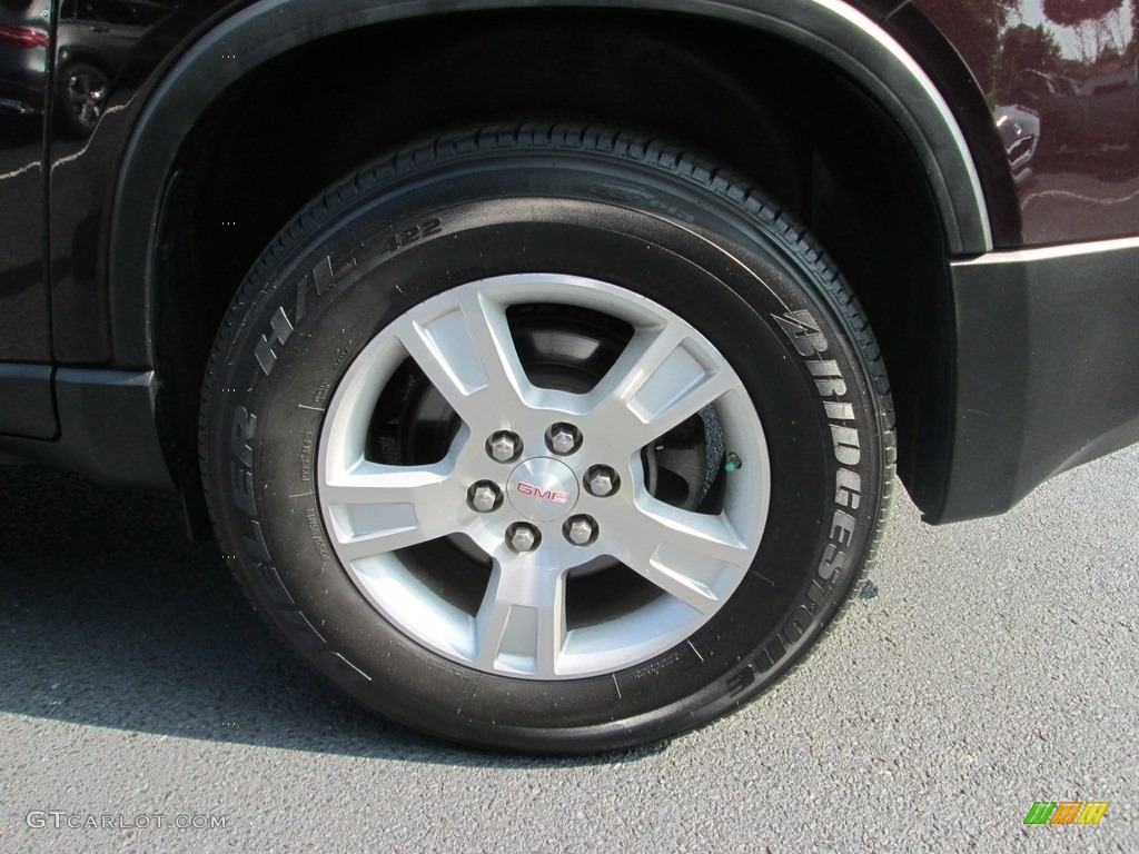 2008 Acadia SLT AWD - Dark Crimson Red Metallic / Light Titanium photo #23