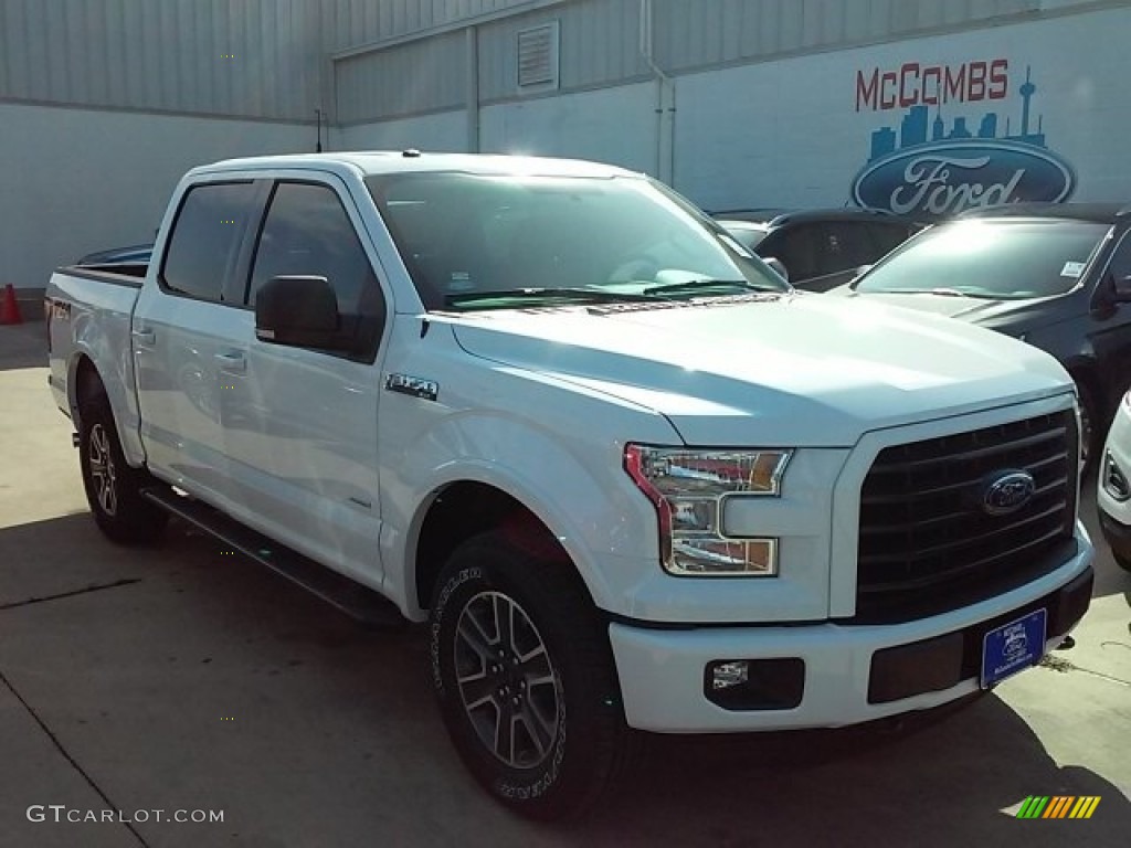 2016 F150 XLT SuperCrew 4x4 - Oxford White / Black photo #1