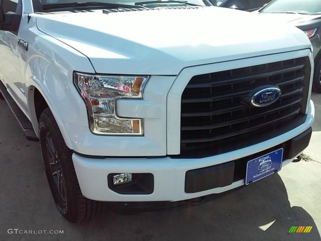 2016 F150 XLT SuperCrew 4x4 - Oxford White / Black photo #2