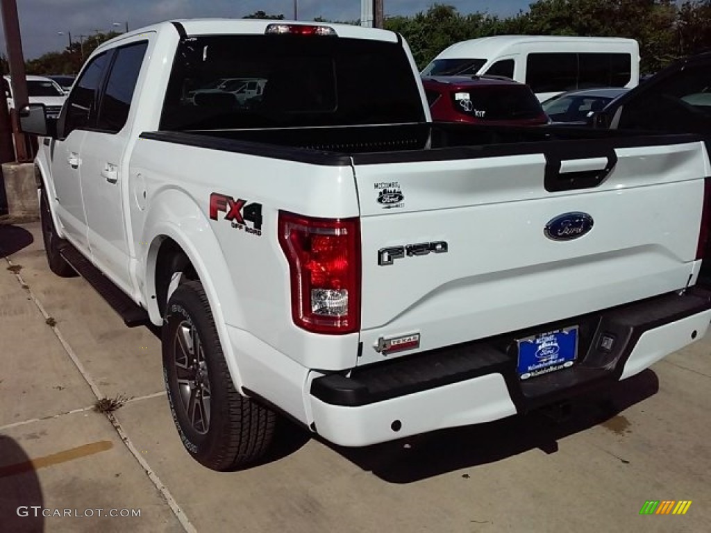 2016 F150 XLT SuperCrew 4x4 - Oxford White / Black photo #7