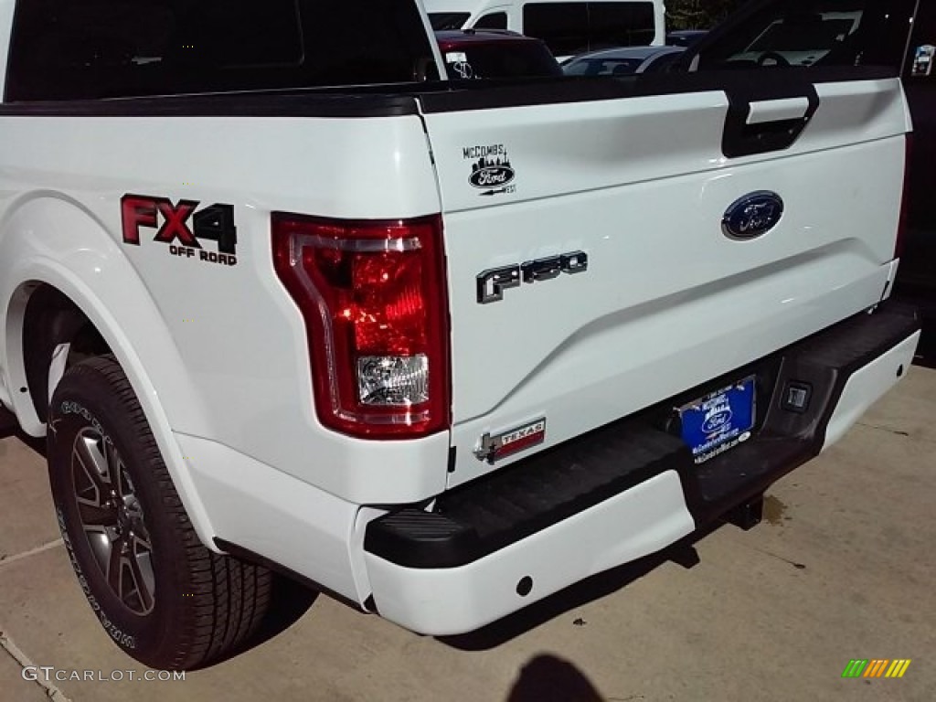 2016 F150 XLT SuperCrew 4x4 - Oxford White / Black photo #8