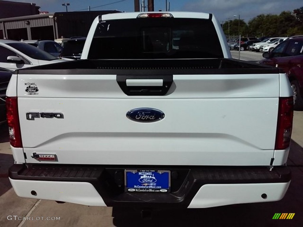 2016 F150 XLT SuperCrew 4x4 - Oxford White / Black photo #9
