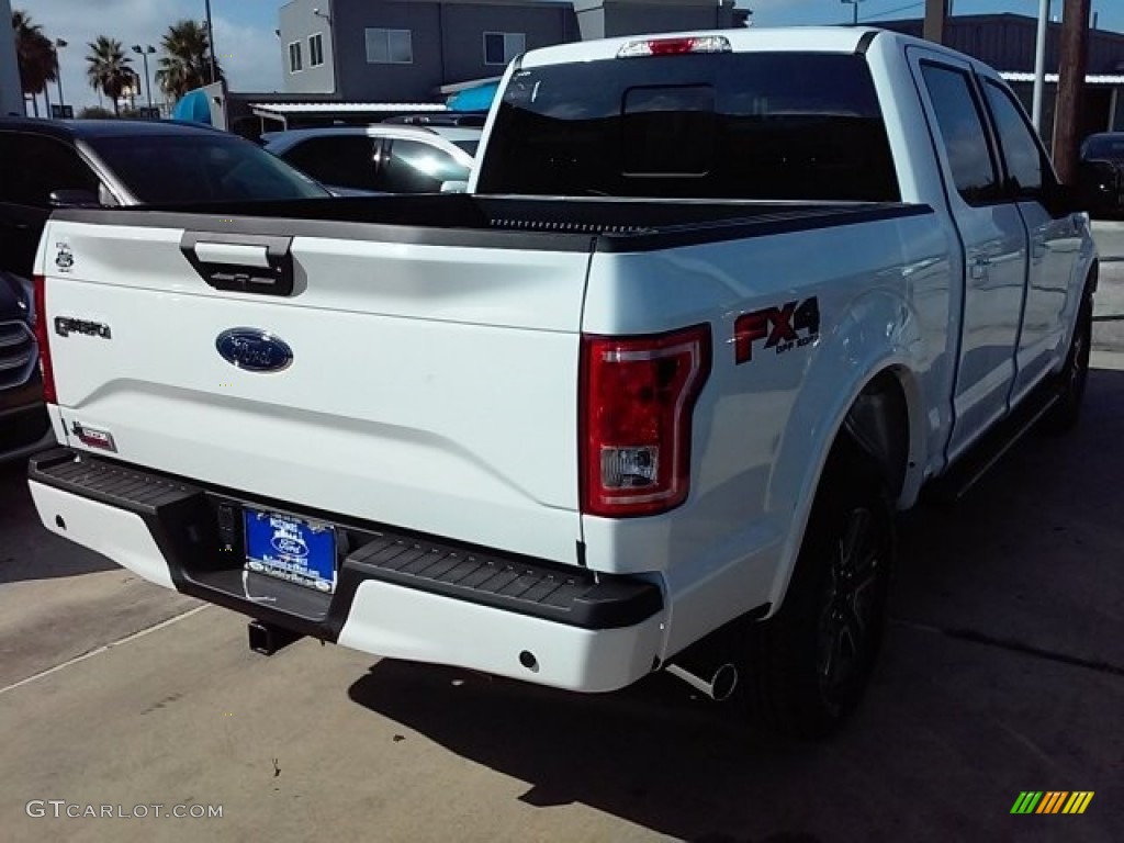2016 F150 XLT SuperCrew 4x4 - Oxford White / Black photo #10