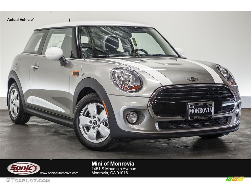 2016 Hardtop Cooper 2 Door - Melting Silver Metallic / Carbon Black photo #1