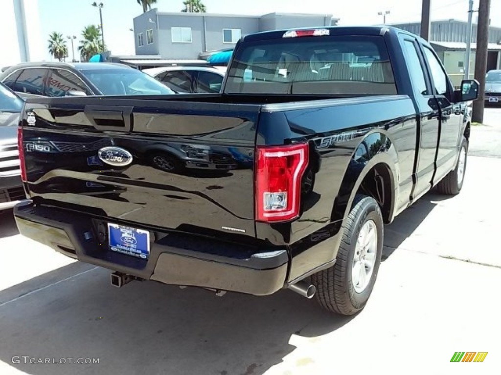 2016 F150 XL SuperCab - Shadow Black / Medium Earth Gray photo #13