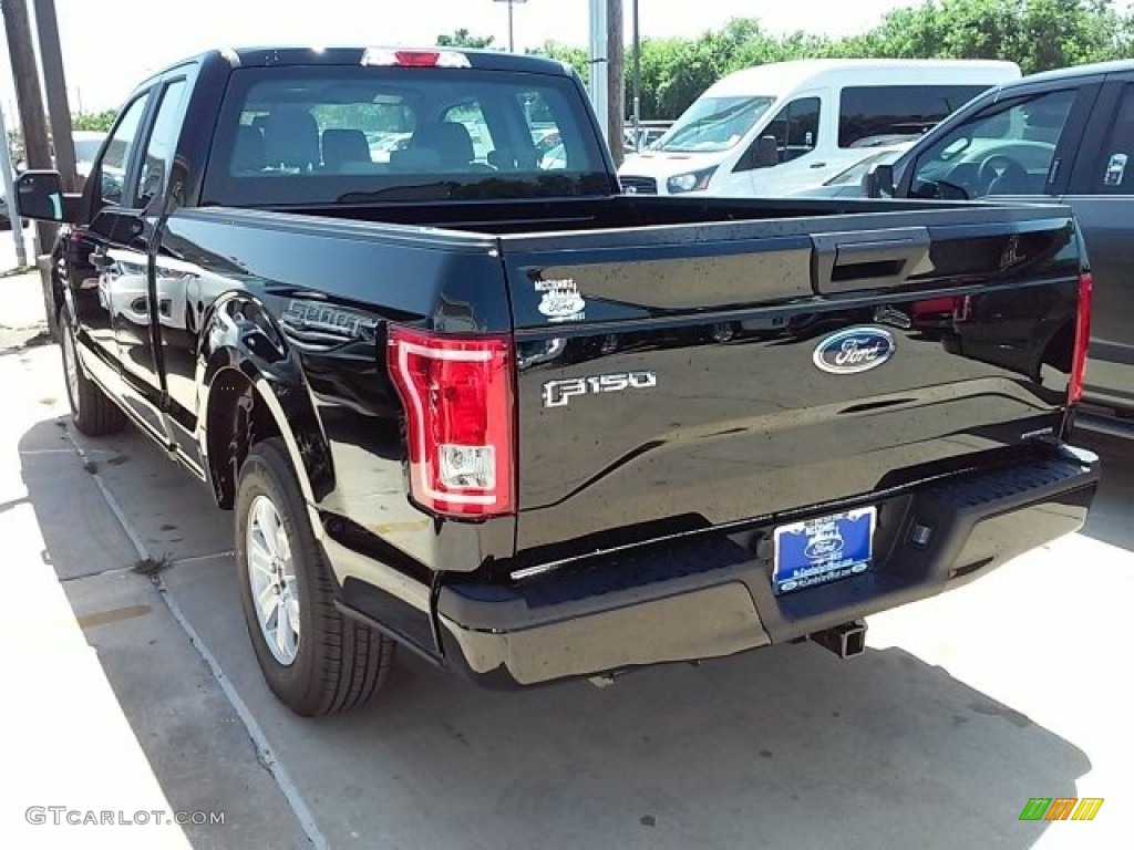 2016 F150 XL SuperCab - Shadow Black / Medium Earth Gray photo #15