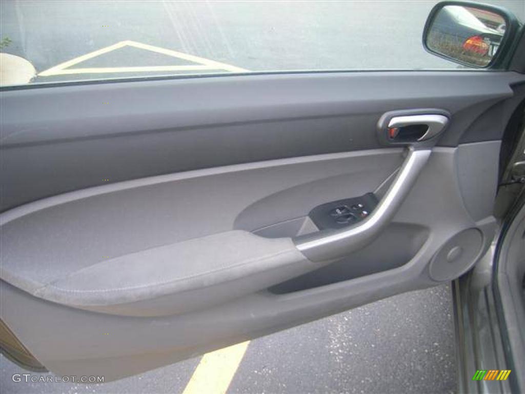 2006 Civic EX Coupe - Galaxy Gray Metallic / Gray photo #10