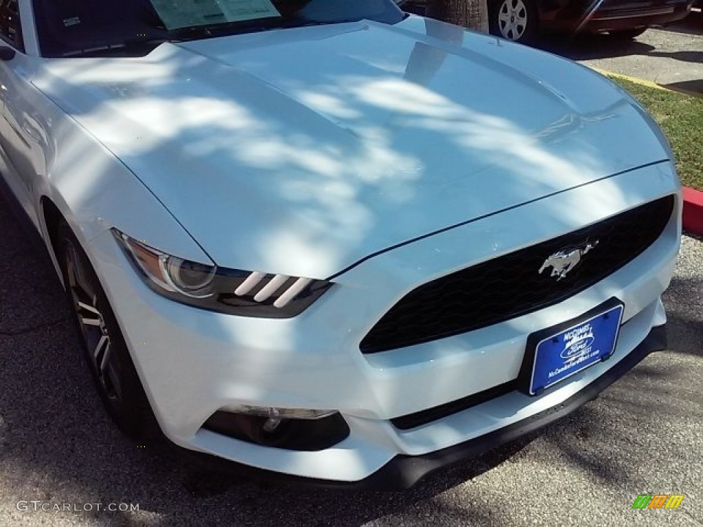 2016 Mustang EcoBoost Coupe - Oxford White / Ebony photo #2