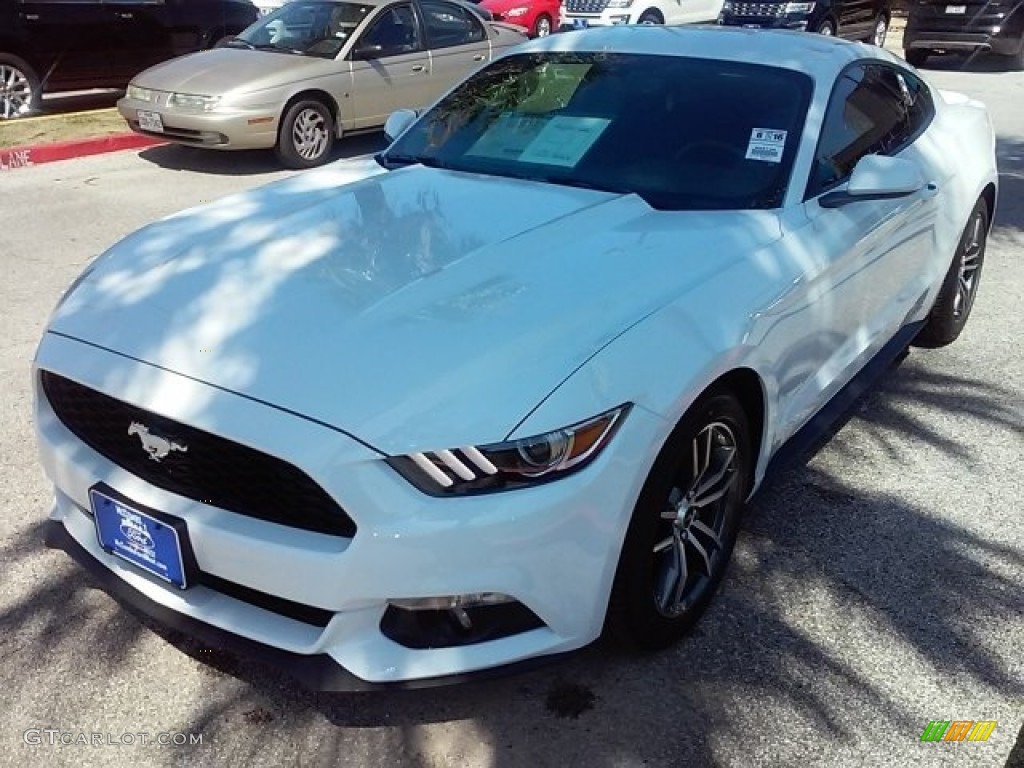 2016 Mustang EcoBoost Coupe - Oxford White / Ebony photo #6