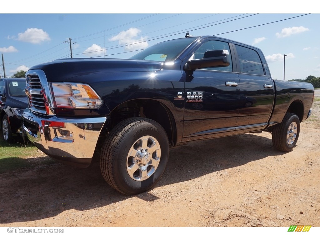 2016 2500 Big Horn Crew Cab 4x4 - True Blue Pearl / Black/Diesel Gray photo #1
