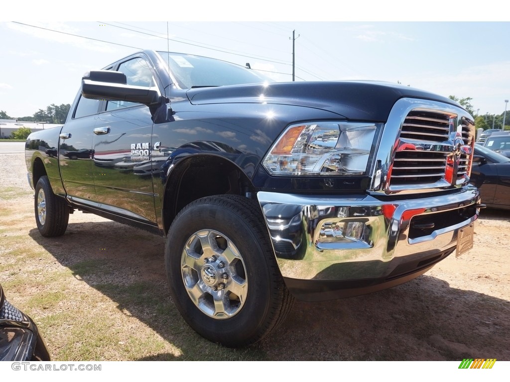 2016 2500 Big Horn Crew Cab 4x4 - True Blue Pearl / Black/Diesel Gray photo #4