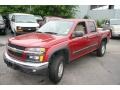 2006 Cherry Red Metallic Chevrolet Colorado LT Crew Cab 4x4  photo #1