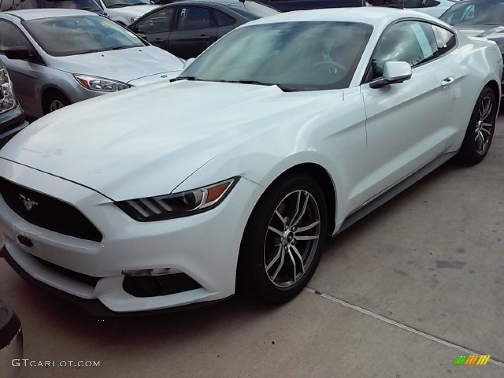 2016 Mustang EcoBoost Coupe - Oxford White / Ebony photo #29