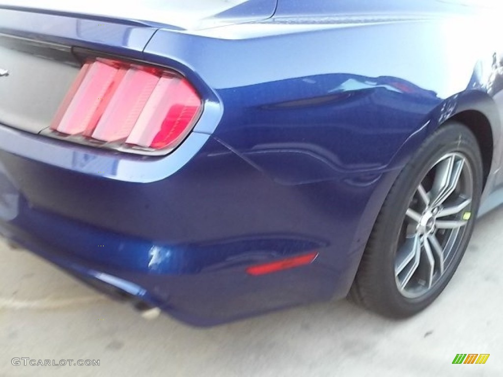 2016 Mustang EcoBoost Coupe - Deep Impact Blue Metallic / Ebony photo #6