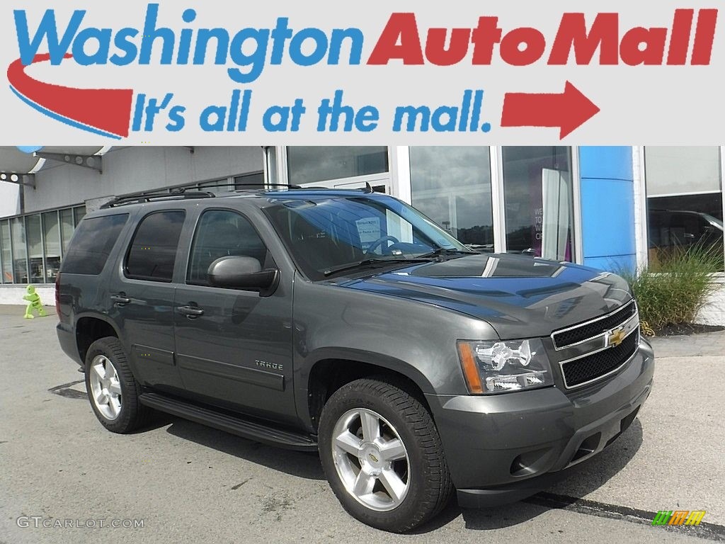 2011 Tahoe LT 4x4 - Steel Green Metallic / Ebony photo #1