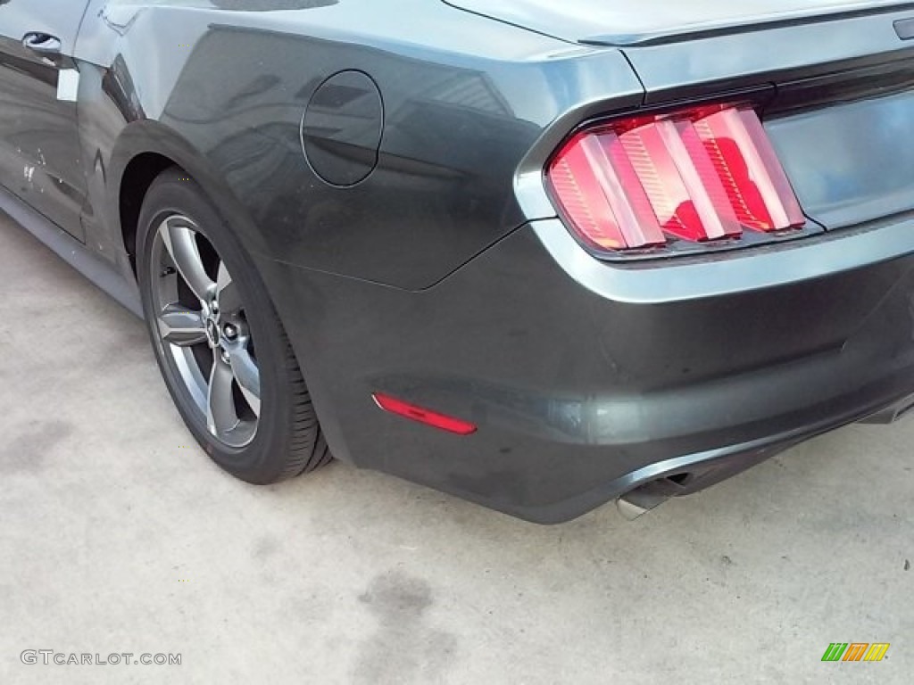 2016 Mustang V6 Convertible - Magnetic Metallic / Ebony photo #29