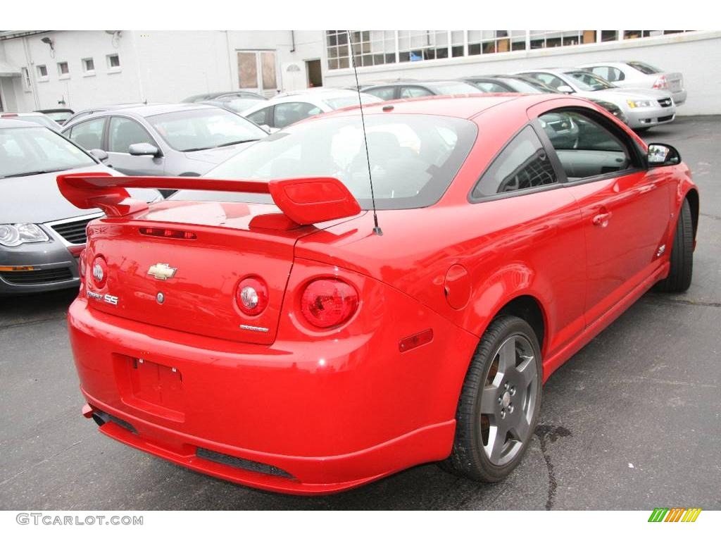 2007 Cobalt SS Supercharged Coupe - Victory Red / Ebony/Red photo #5