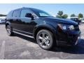 2016 Pitch Black Dodge Journey Crossroad Plus  photo #4