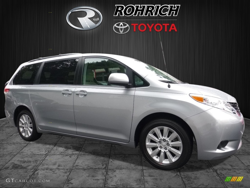 2014 Sienna LE AWD - Silver Sky Metallic / Light Gray photo #1