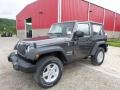 2016 Granite Crystal Metallic Jeep Wrangler Sport  photo #1