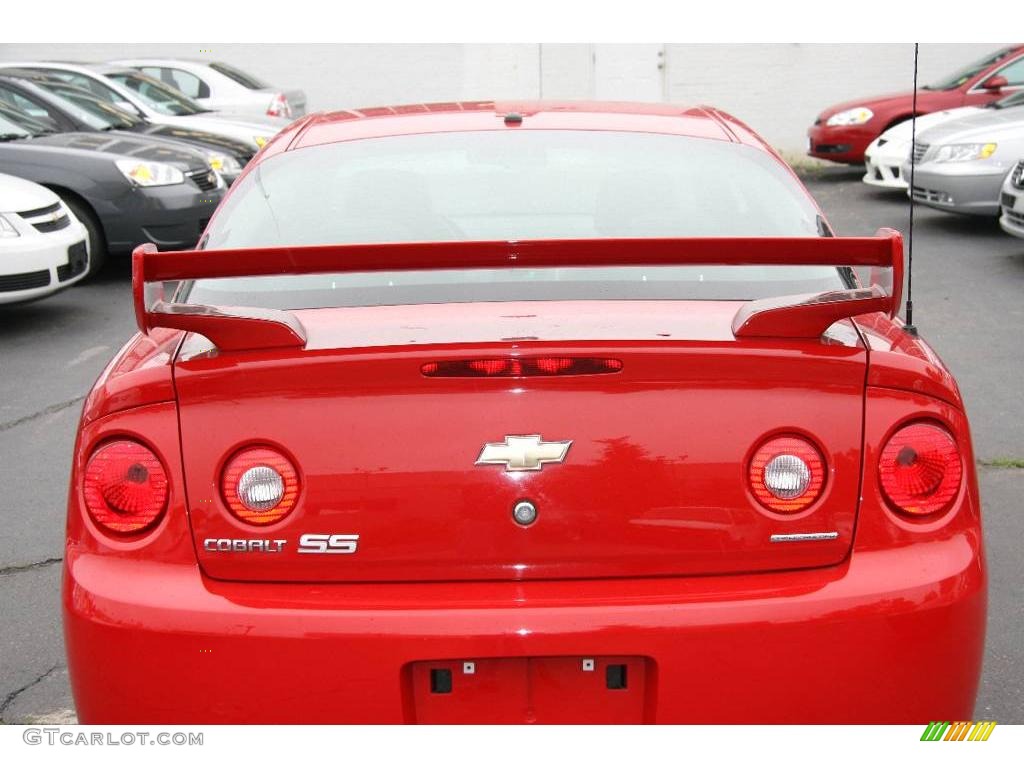 2007 Cobalt SS Supercharged Coupe - Victory Red / Ebony/Red photo #6