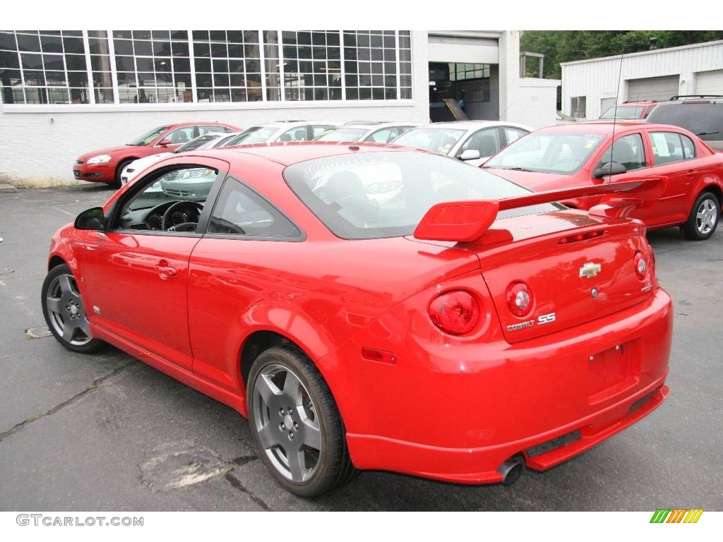 2007 Cobalt SS Supercharged Coupe - Victory Red / Ebony/Red photo #7