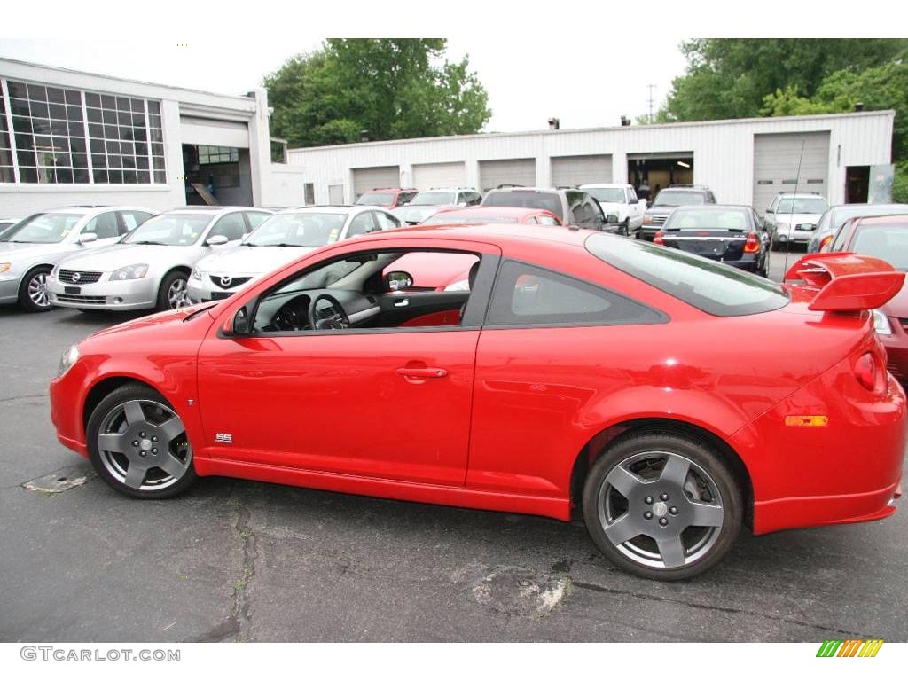 2007 Cobalt SS Supercharged Coupe - Victory Red / Ebony/Red photo #8