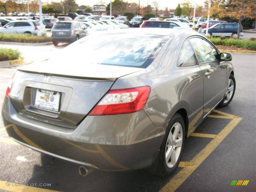 2006 Civic EX Coupe - Galaxy Gray Metallic / Black photo #5