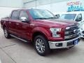 2016 Ruby Red Ford F150 Lariat SuperCrew 4x4  photo #1