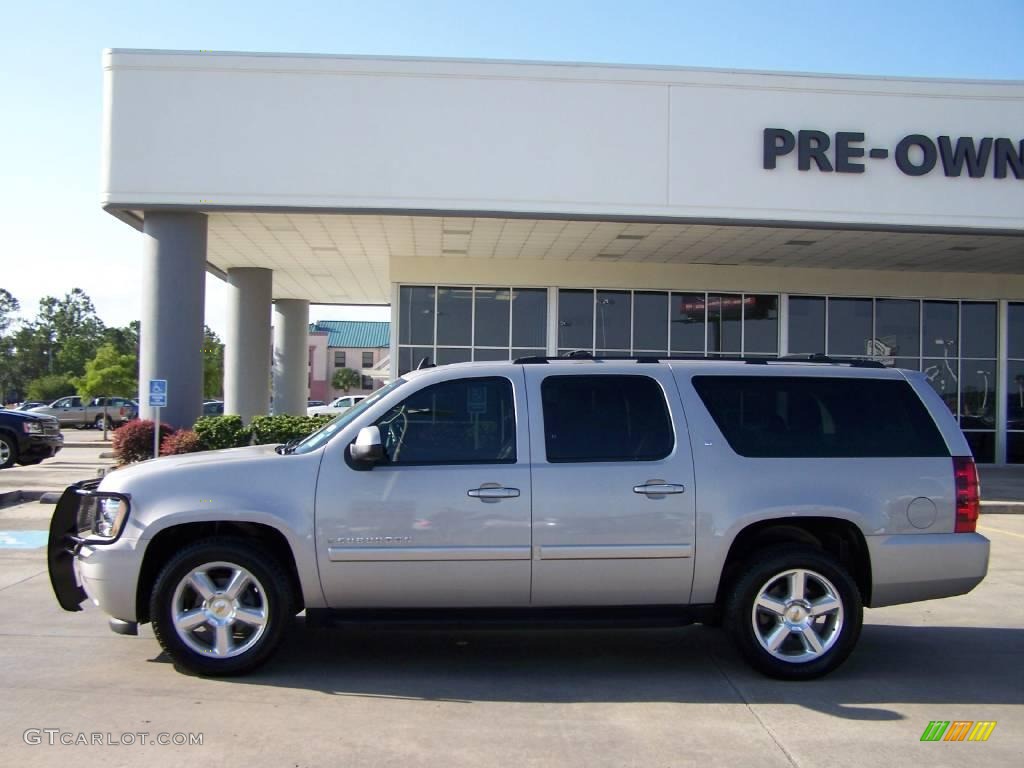 2007 Suburban 1500 LT - Silver Birch Metallic / Ebony photo #8