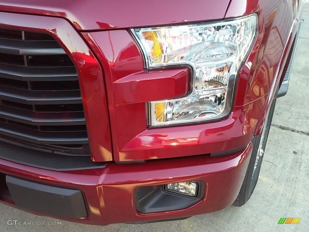 2016 F150 XLT SuperCrew - Ruby Red / Black photo #10