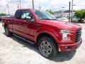 2016 Ruby Red Ford F150 XLT SuperCab 4x4  photo #8