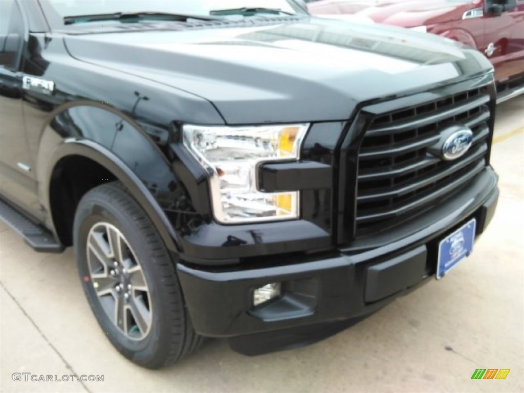 2016 F150 XL SuperCrew - Shadow Black / Black photo #17