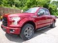 2016 Ruby Red Ford F150 XLT SuperCab 4x4  photo #7