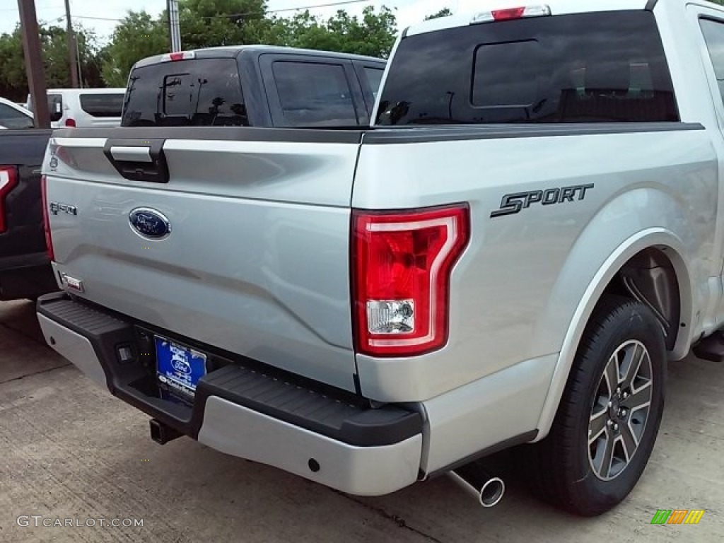 2016 F150 XLT SuperCrew - Ingot Silver / Black photo #6