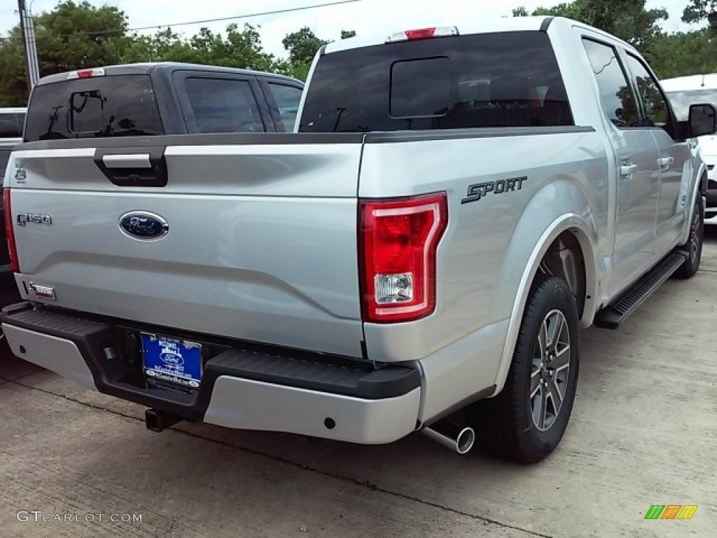 2016 F150 XLT SuperCrew - Ingot Silver / Black photo #7