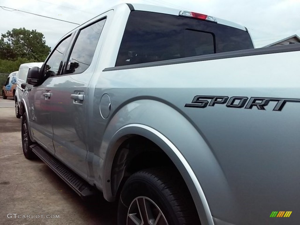 2016 F150 XLT SuperCrew - Ingot Silver / Black photo #9