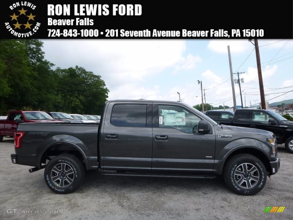 2016 F150 XLT SuperCrew 4x4 - Magnetic / Black photo #1
