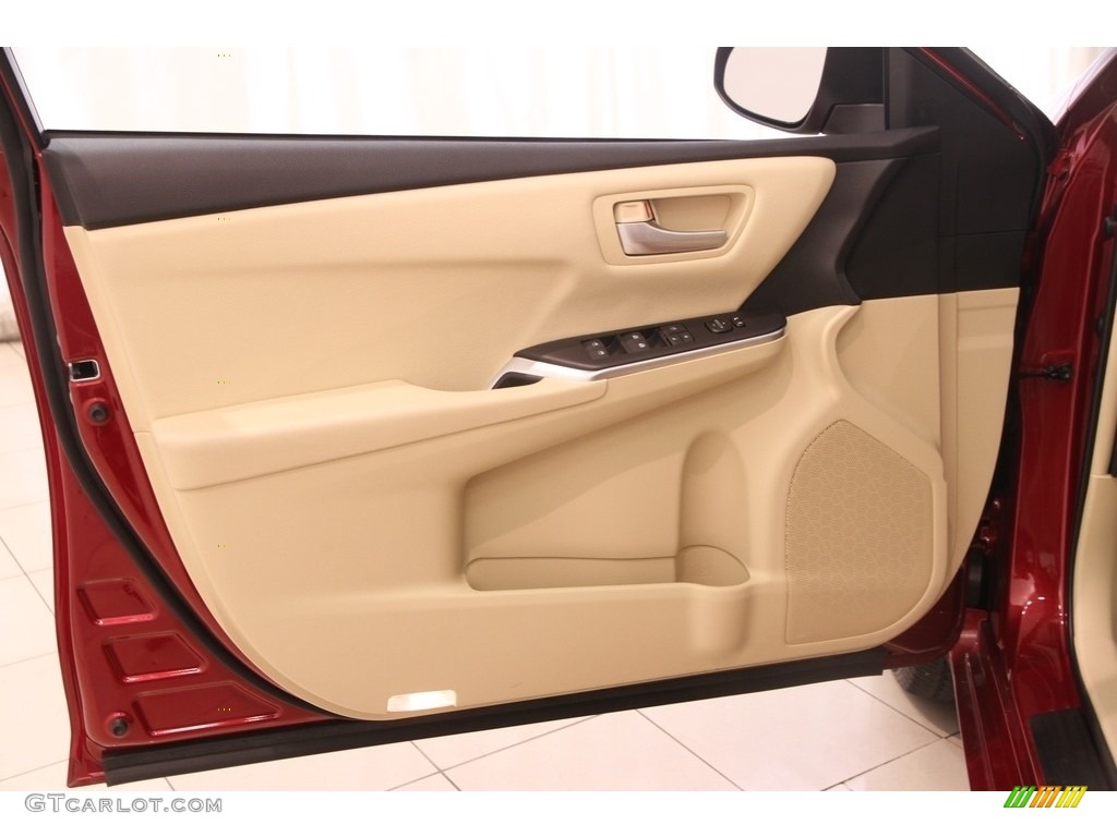 2015 Camry LE - Ruby Flare Pearl / Almond photo #4
