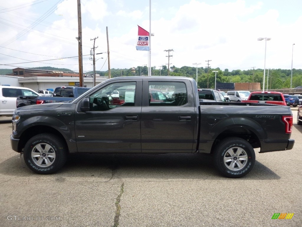 2016 F150 XL SuperCrew 4x4 - Magnetic / Medium Earth Gray photo #7