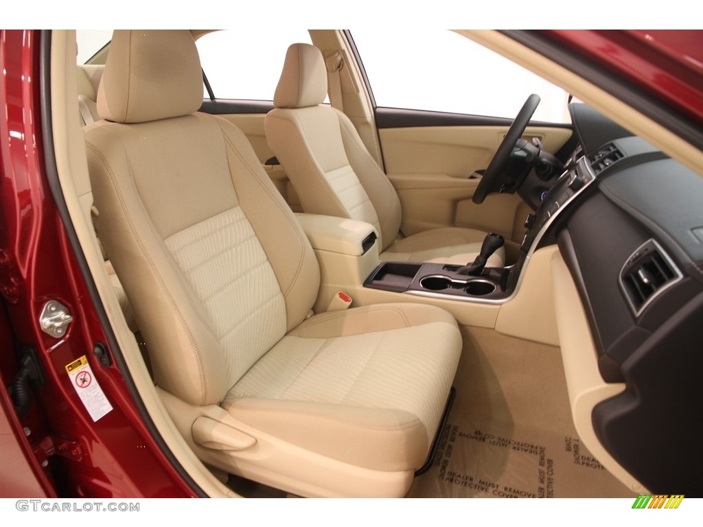 2015 Camry LE - Ruby Flare Pearl / Almond photo #11