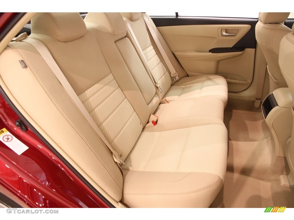 2015 Camry LE - Ruby Flare Pearl / Almond photo #12