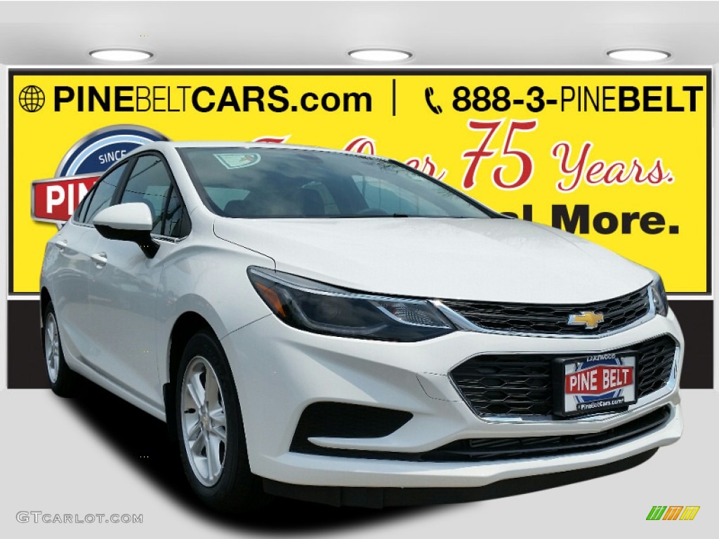 2016 Cruze LT Sedan - Summit White / Jet Black photo #1