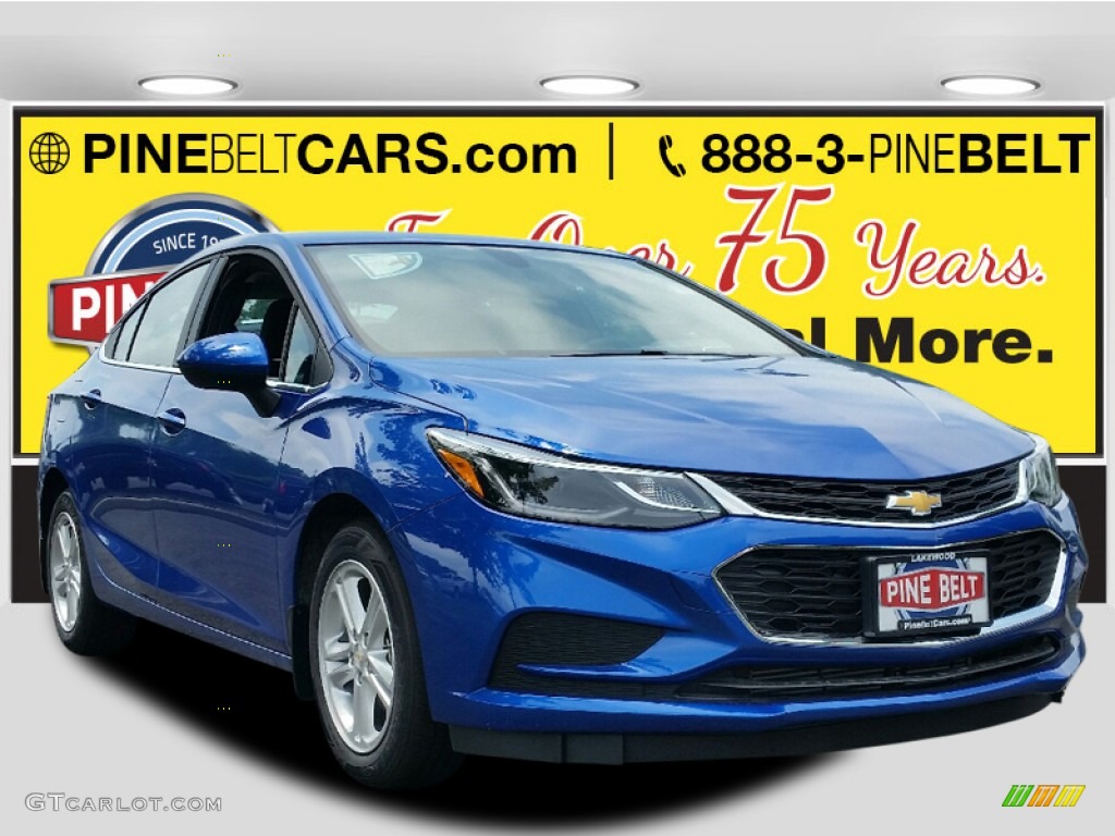 2016 Cruze LT Sedan - Kinetic Blue Metallic / Jet Black photo #1
