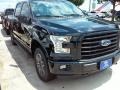 2016 Shadow Black Ford F150 XLT SuperCrew 4x4  photo #1